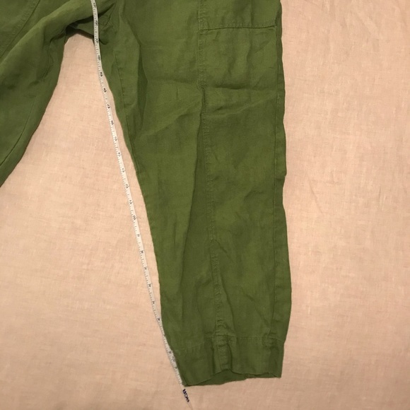 *Sold* Ellen Tracy Pure Linen Capri Pants - Picture 11 of 12